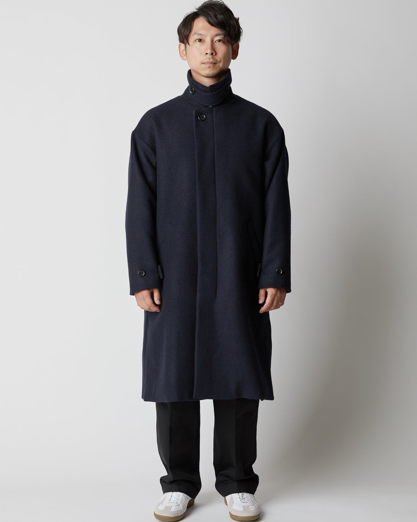 calm Soutien collar Coat(ステンカラーコート)