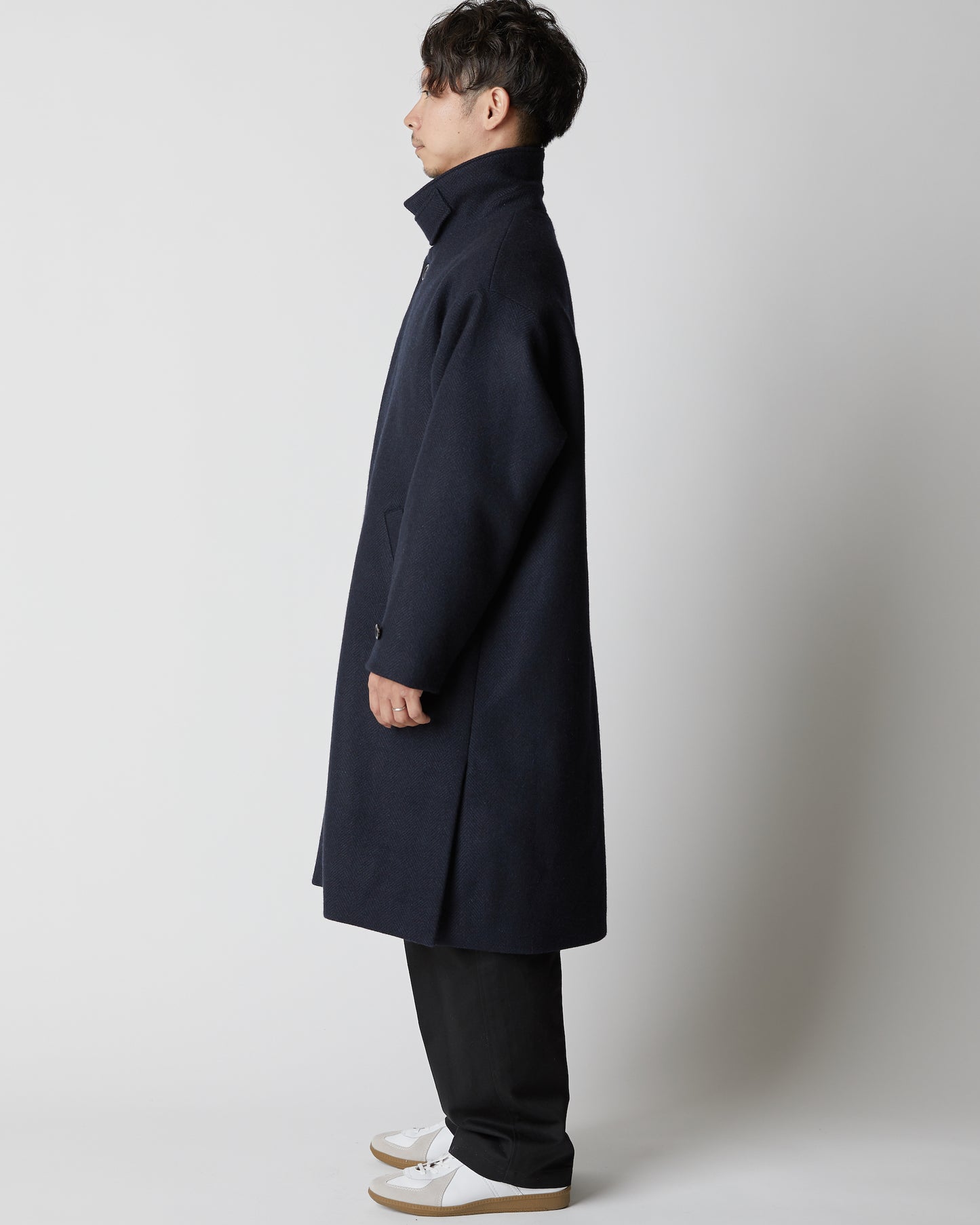 calm Soutien collar Coat(ステンカラーコート)