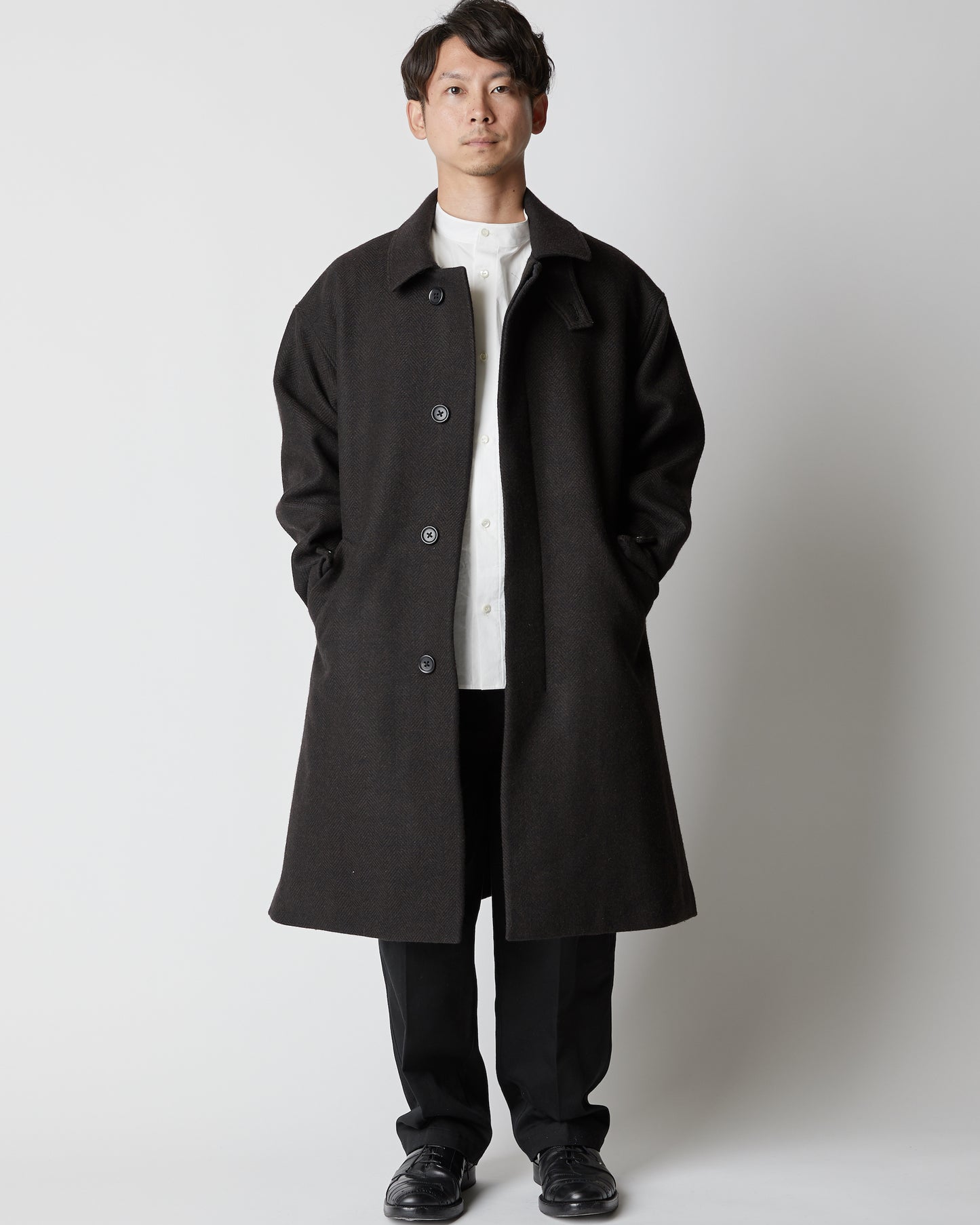 calm Soutien collar Coat(ステンカラーコート)