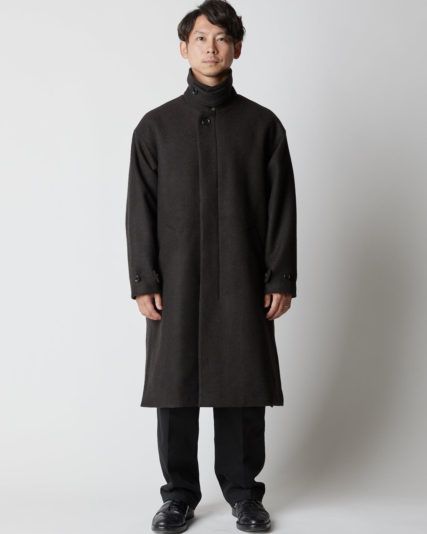 calm Soutien collar Coat(ステンカラーコート)