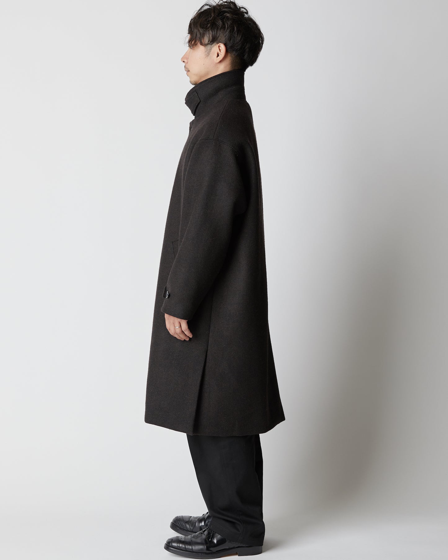 calm Soutien collar Coat(ステンカラーコート)