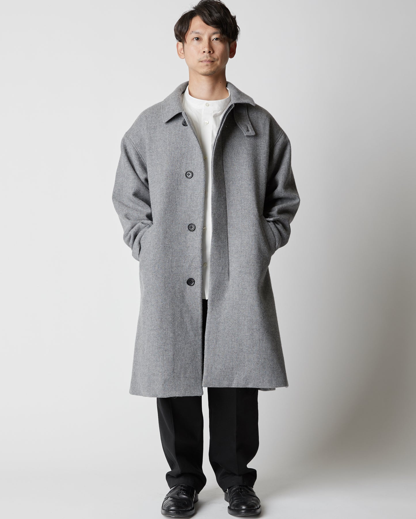 calm Soutien collar Coat(ステンカラーコート)