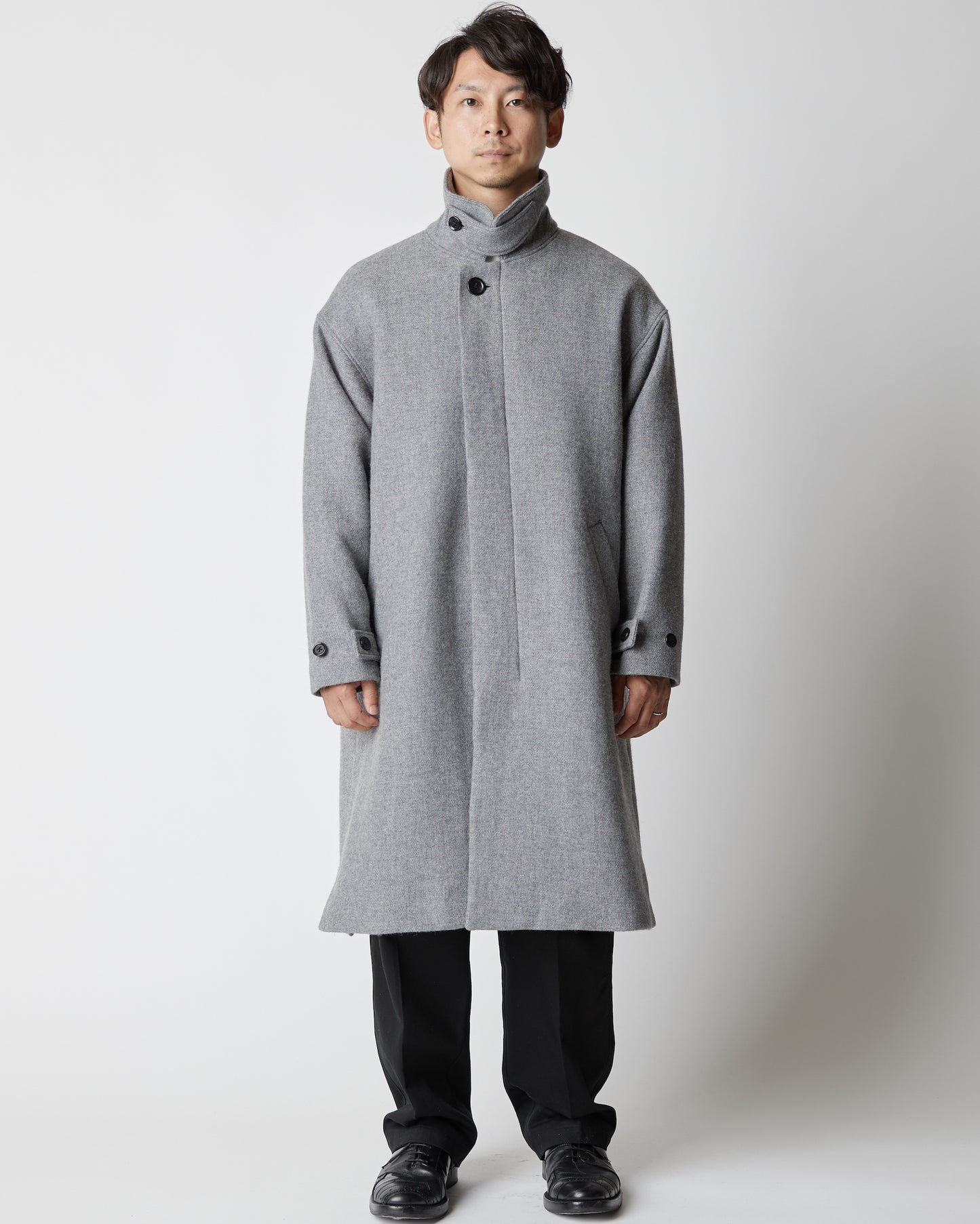 calm Soutien collar Coat(ステンカラーコート)