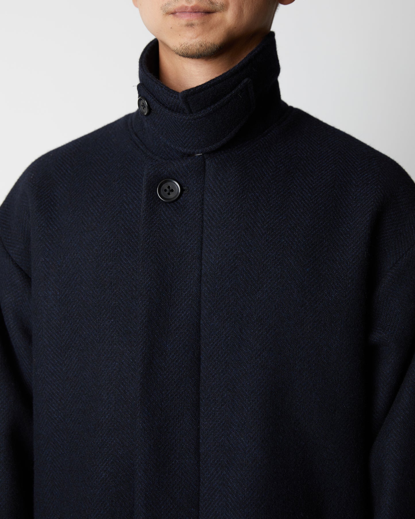calm Soutien collar Coat(ステンカラーコート)