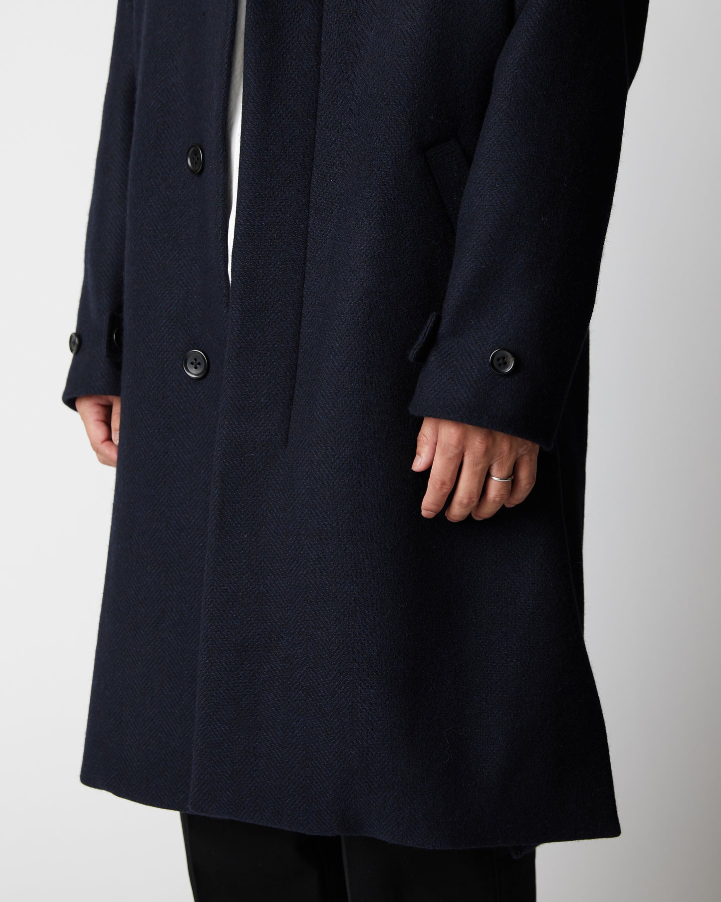 calm Soutien collar Coat(ステンカラーコート)