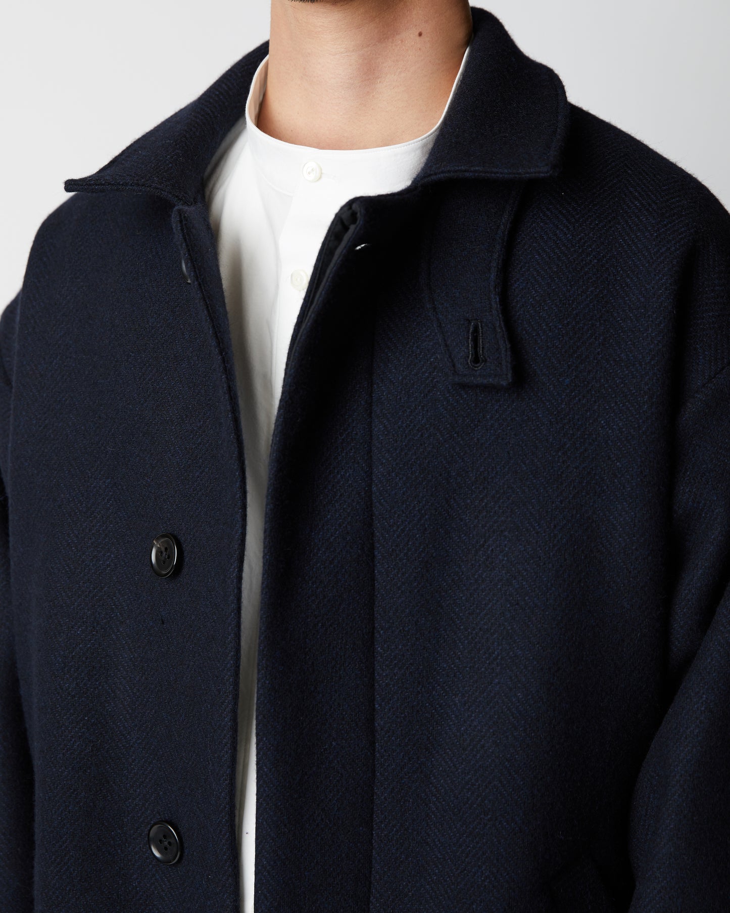 calm Soutien collar Coat(ステンカラーコート)