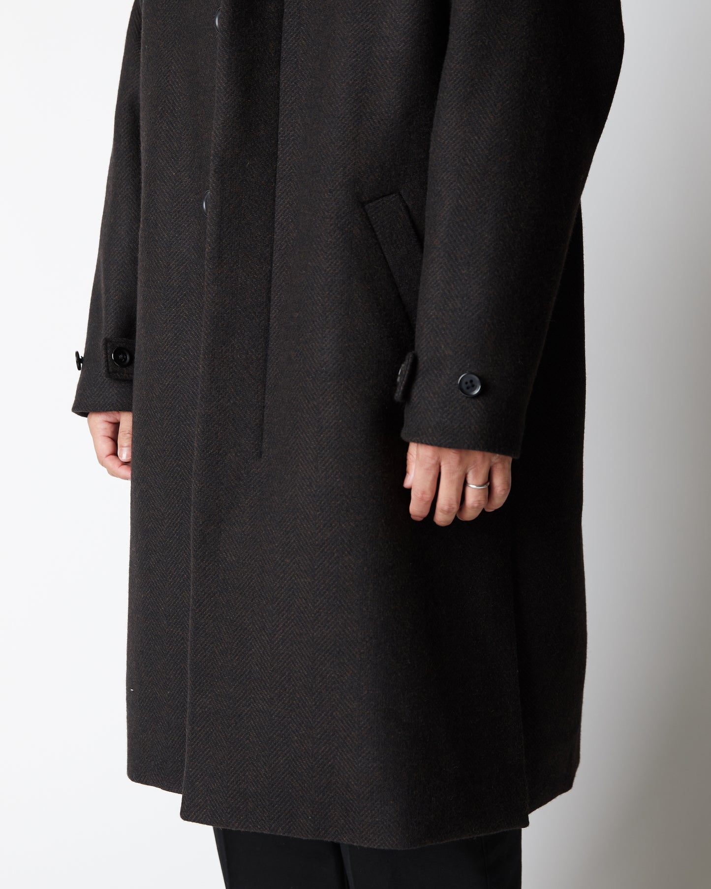 calm Soutien collar Coat(ステンカラーコート)