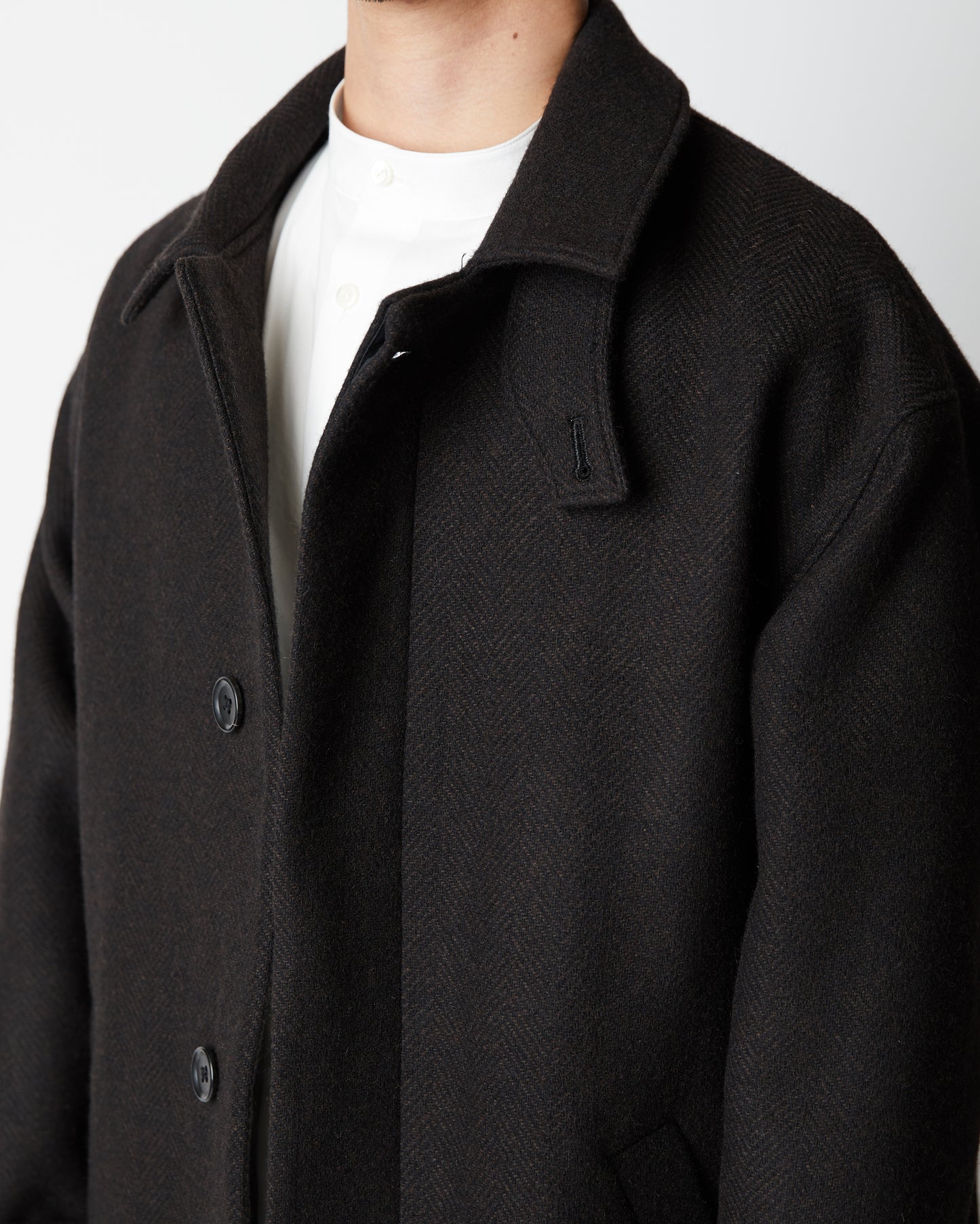 calm Soutien collar Coat(ステンカラーコート)