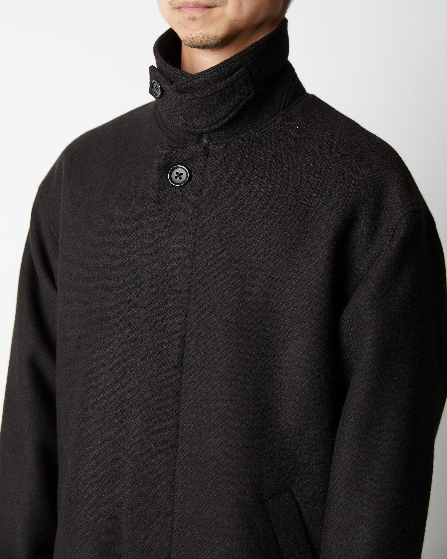 calm Soutien collar Coat(ステンカラーコート)