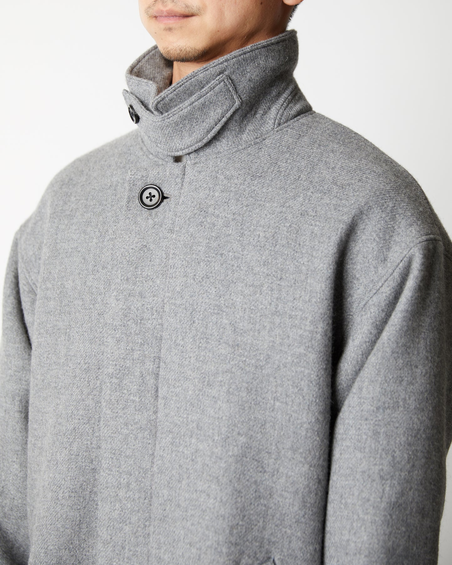 calm Soutien collar Coat(ステンカラーコート)