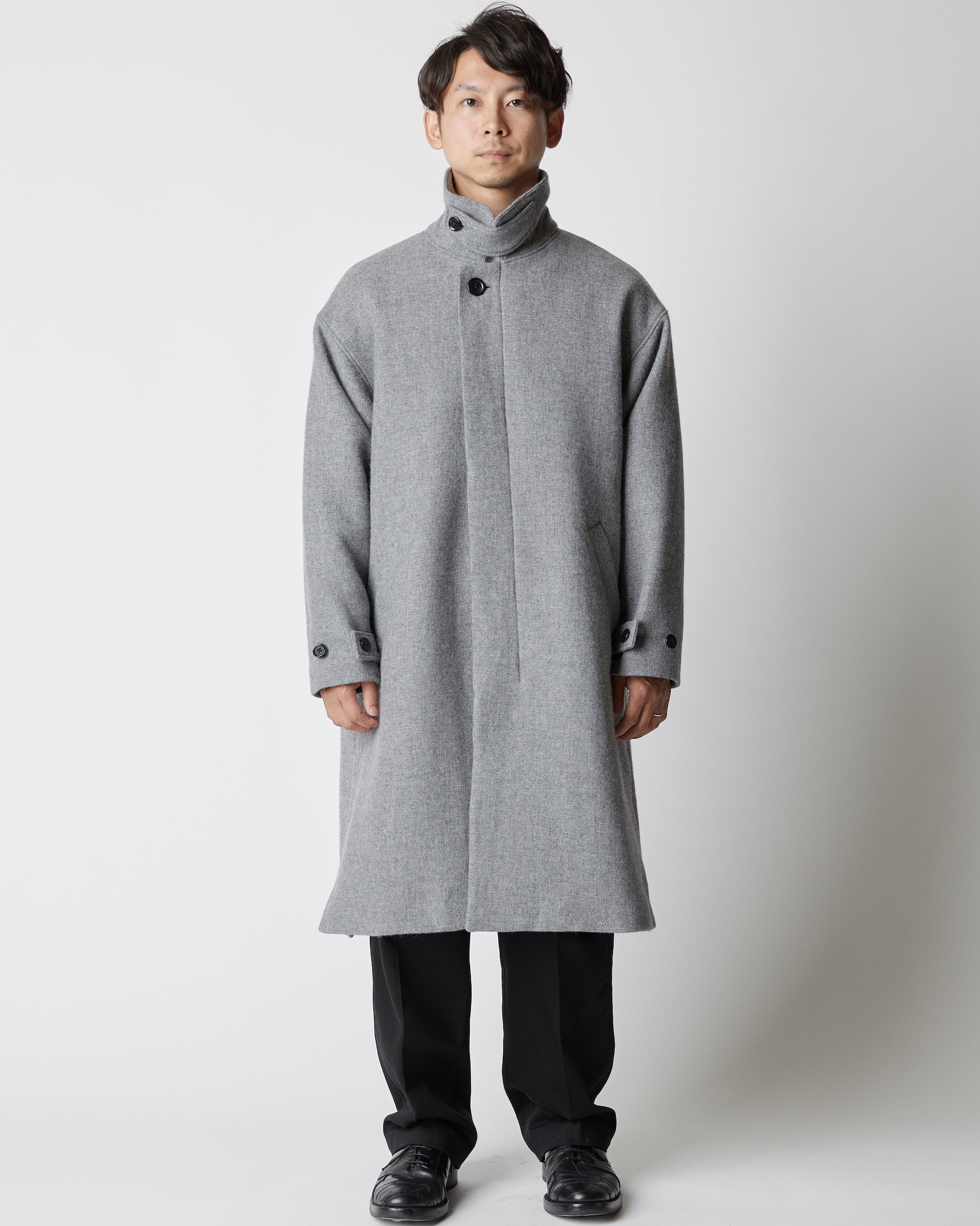 7月いっぱいで削除AmeriLINEY SOUTIEN COLLAR COAT - ロングコート