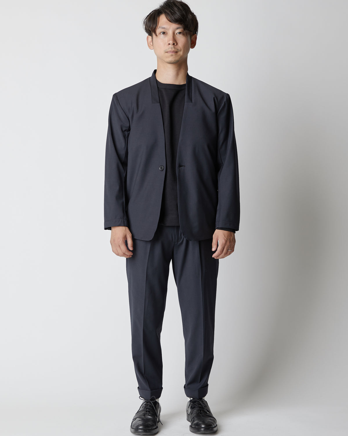 calm No collar Jacket（ノーカラージャケット） – calm160ー160cm前後男性のためのアパレルブランド