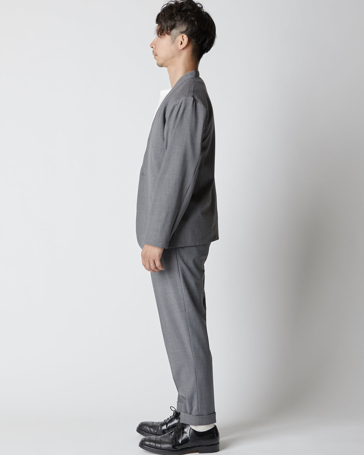 calm No collar Jacket（ノーカラージャケット） – calm160ー160cm前後男性のためのアパレルブランド