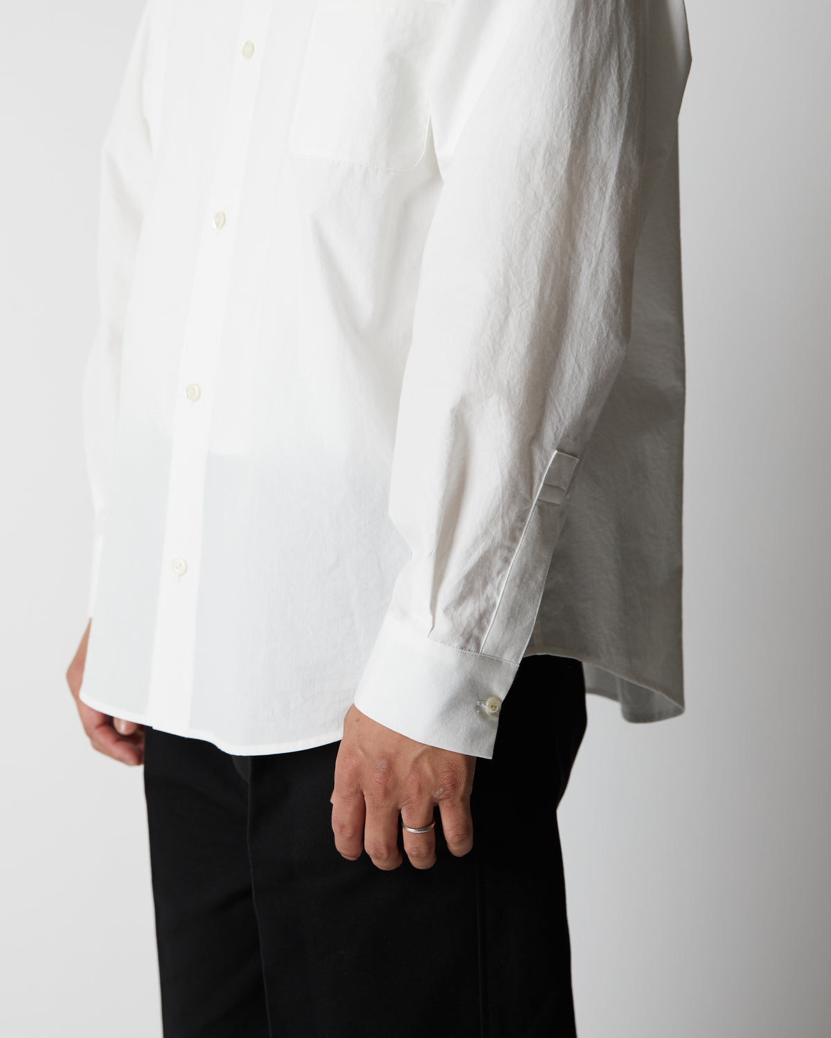 calm Stand collar Shirt（スタンドカラーシャツ） – calm160ー160cm前後男性のためのアパレルブランド